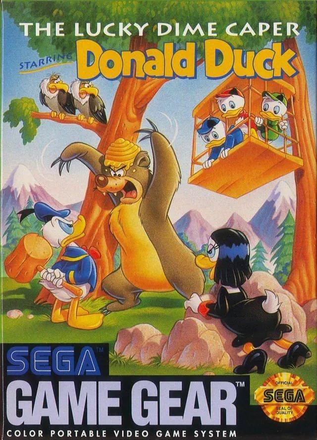 Game | Sega Game Gear | Lucky Dime Caper Starring Donald Duck Physical Video Games Game Sega