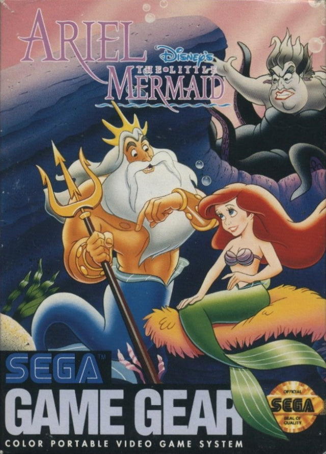 Game | Sega Game Gear | Ariel The Little Mermaid