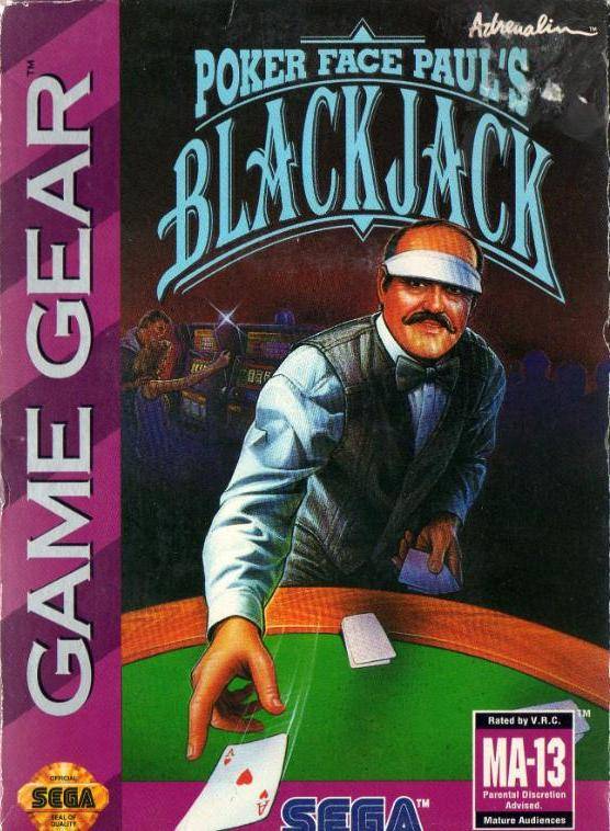 Game | Sega Game Gear | Poker Face Paul's Blackjack