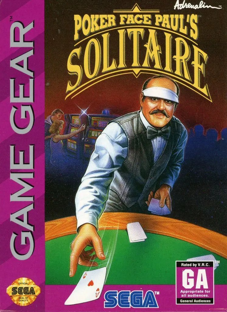 Game | Sega Game Gear | Poker Face Paul's Solitaire Physical Video Games Game Sega