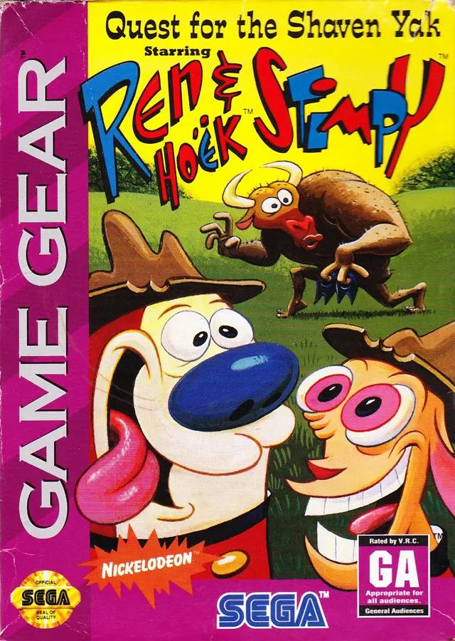 Game | Sega Game Gear | Ren And Stimpy Quest For The Shaven Yak Physical Video Games Game Sega