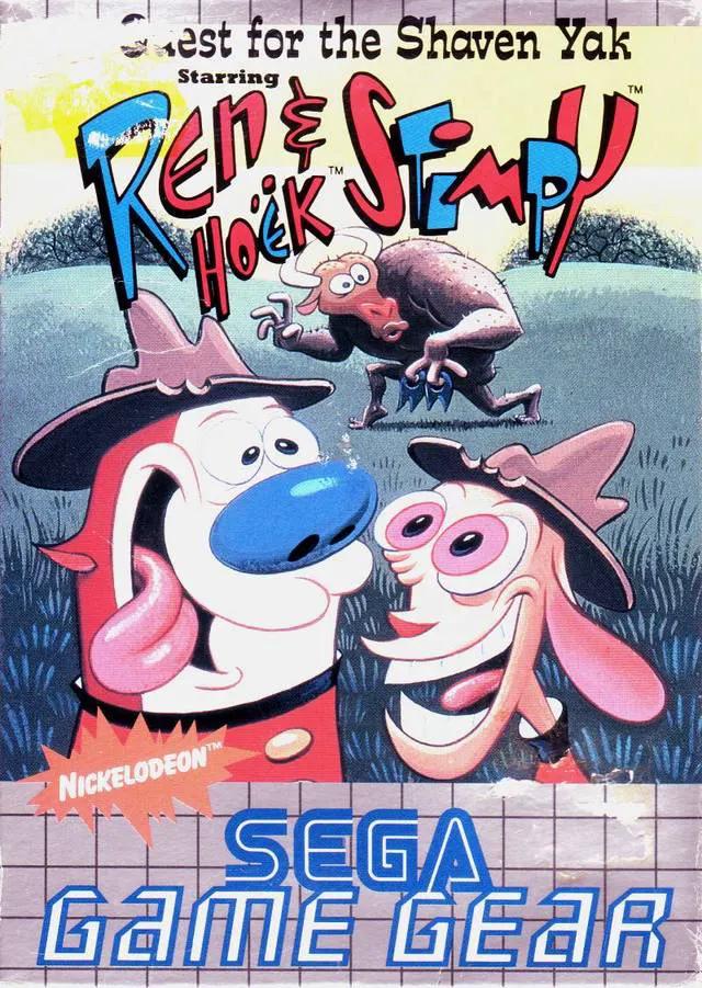 Game | Sega Game Gear | Quest For The Shaven Yak Starring Ren And Stimpy Physical Video Games Game Sega