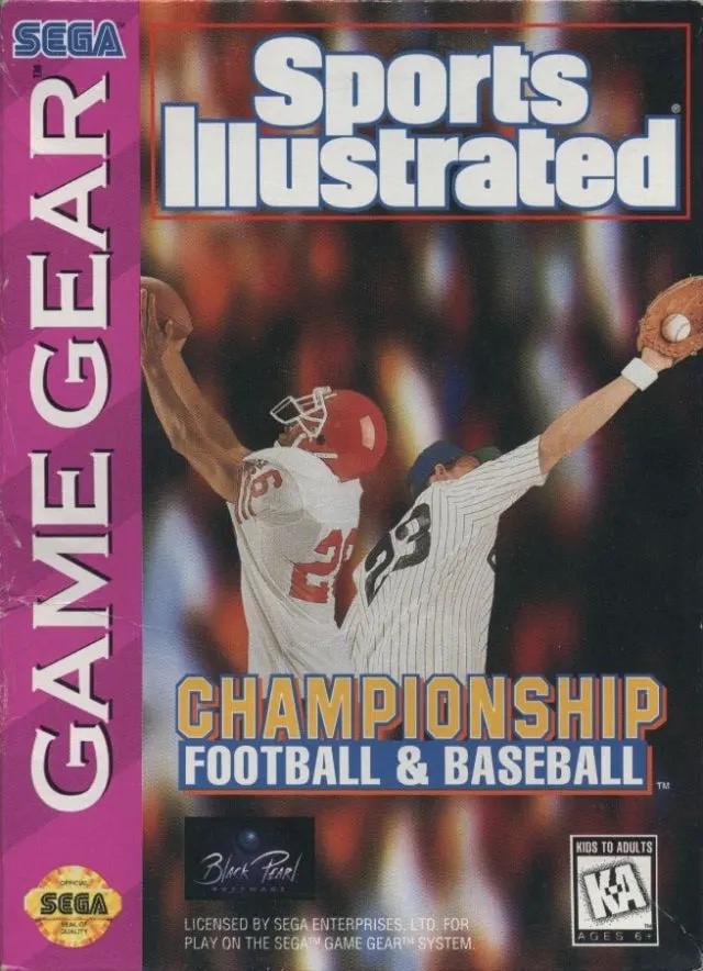 Game | Sega Game Gear | Sports Illustrated Championship Football & Baseball Physical Video Games Game Sega