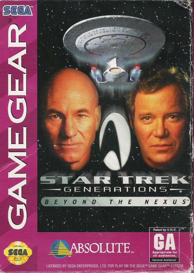 Game | Sega Game Gear | Star Trek Generations Beyond The Nexus Physical Video Games Game Sega