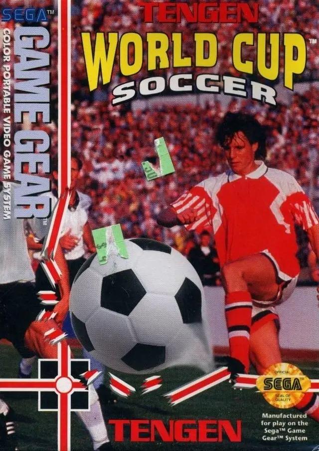 Game | Sega Game Gear | Tengen World Cup Soccer Physical Video Games Game Sega