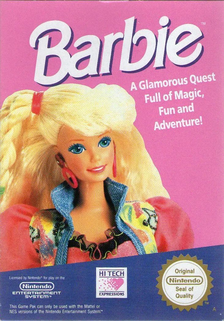 Game | Nintendo NES | Barbie Physical Video Games Game Nintendo