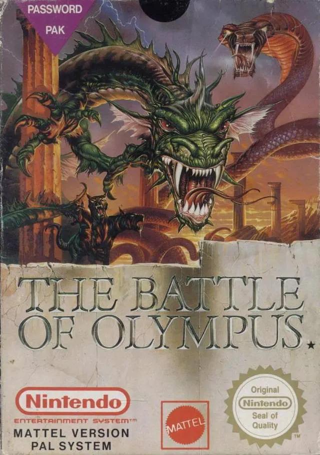 Game | Nintendo NES | Battle Of Olympus Physical Video Games Game Nintendo