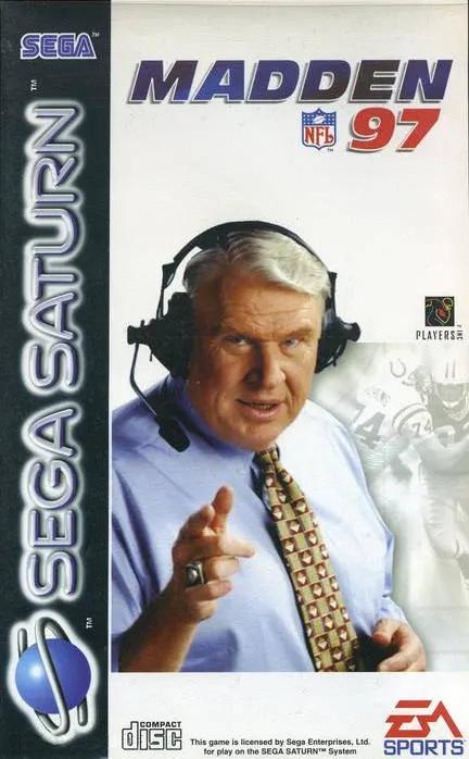 Game | Sega Saturn | Madden NFL 97 Physical Video Games Game Sega