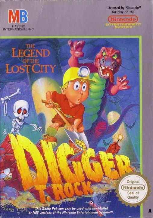 Game | Nintendo NES | Digger T Rock Physical Video Games Game Nintendo