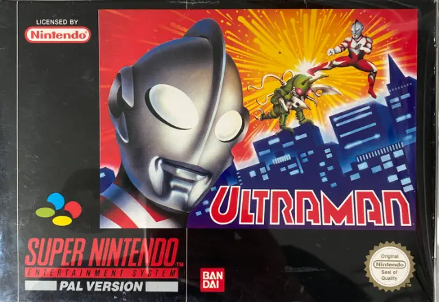 Game | Super Nintendo SNES | Ultraman Physical Video Games Game Nintendo