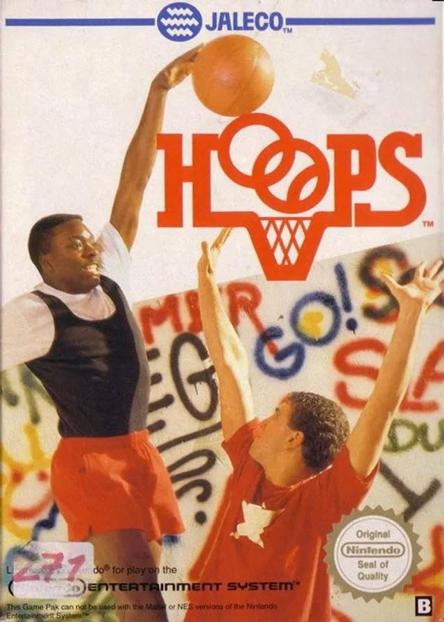 Game | Nintendo NES | Hoops Physical Video Games Game Nintendo
