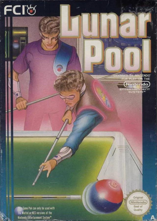 Game | Nintendo NES | Lunar Pool Physical Video Games Game Nintendo