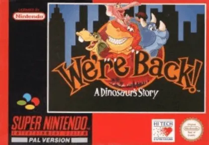 Game | Super Nintendo SNES | We're Back A Dinosaur Story Physical Video Games Game Nintendo