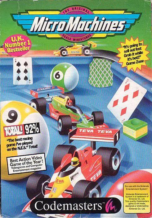 Game | Nintendo NES | Micro Machines Physical Video Games Game Nintendo