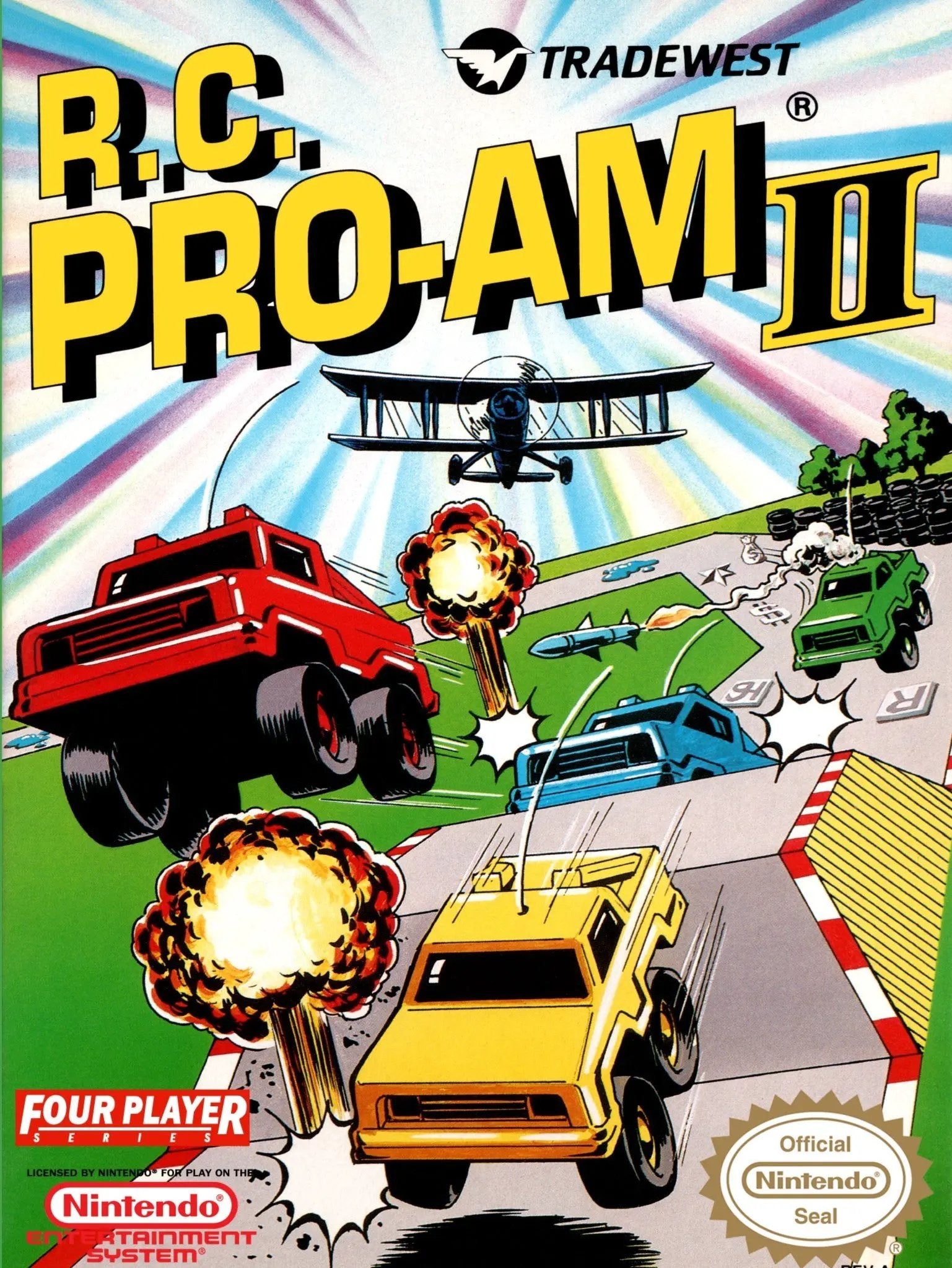 Game | Nintendo NES | R.C. Pro-AM II Physical Video Games Game Nintendo