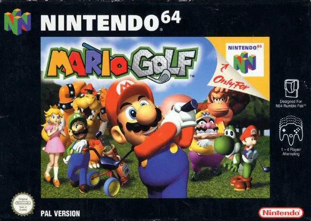 Game | Nintendo N64 | Mario Golf Physical Video Games Game Nintendo