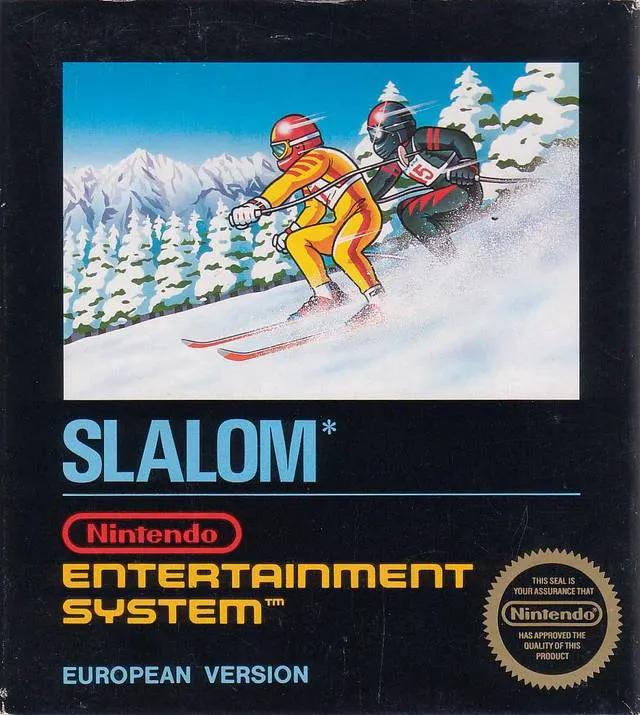 Game | Nintendo NES | Slalom Physical Video Games Game Nintendo