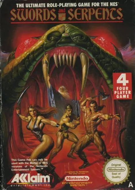 Game | Nintendo NES | Swords And Serpents Physical Video Games Game Nintendo