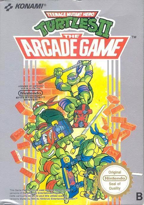 Game | Nintendo NES | Teenage Mutant Ninja Turtles II Arcade Game Physical Video Games Game Nintendo