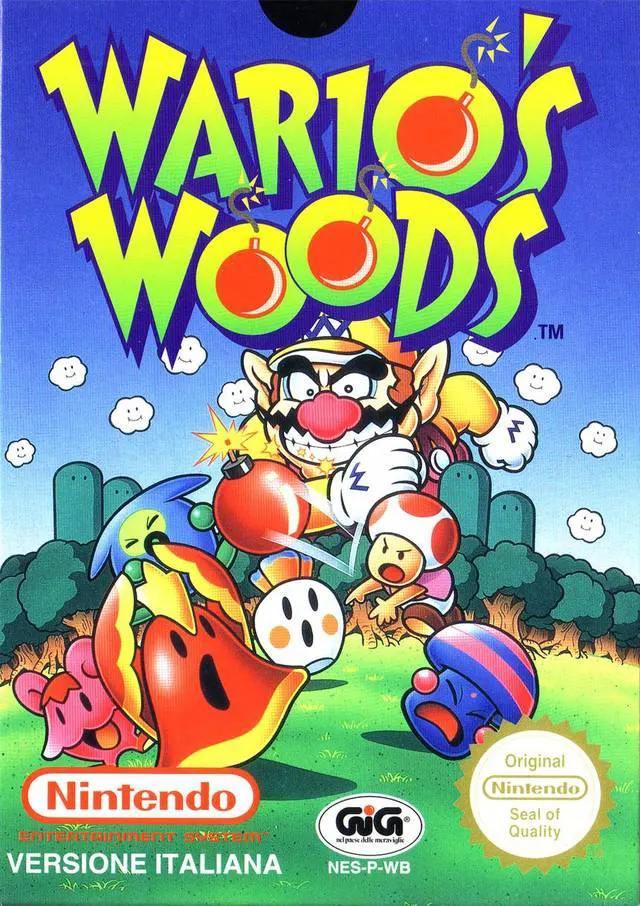 Game | Nintendo NES | Wario's Woods Physical Video Games Game Nintendo