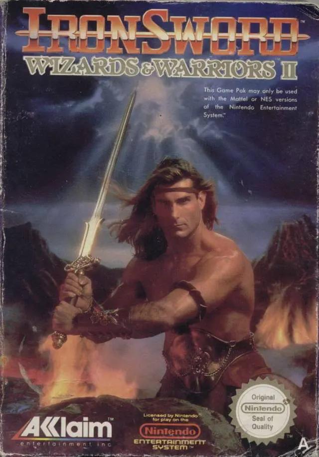 Game | Nintendo NES | Iron Sword Wizards and Warriors II Physical Video Games Game Nintendo