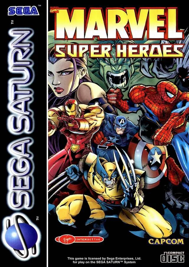 Game | Sega Saturn | Marvel Super Heroes Physical Video Games Game Sega