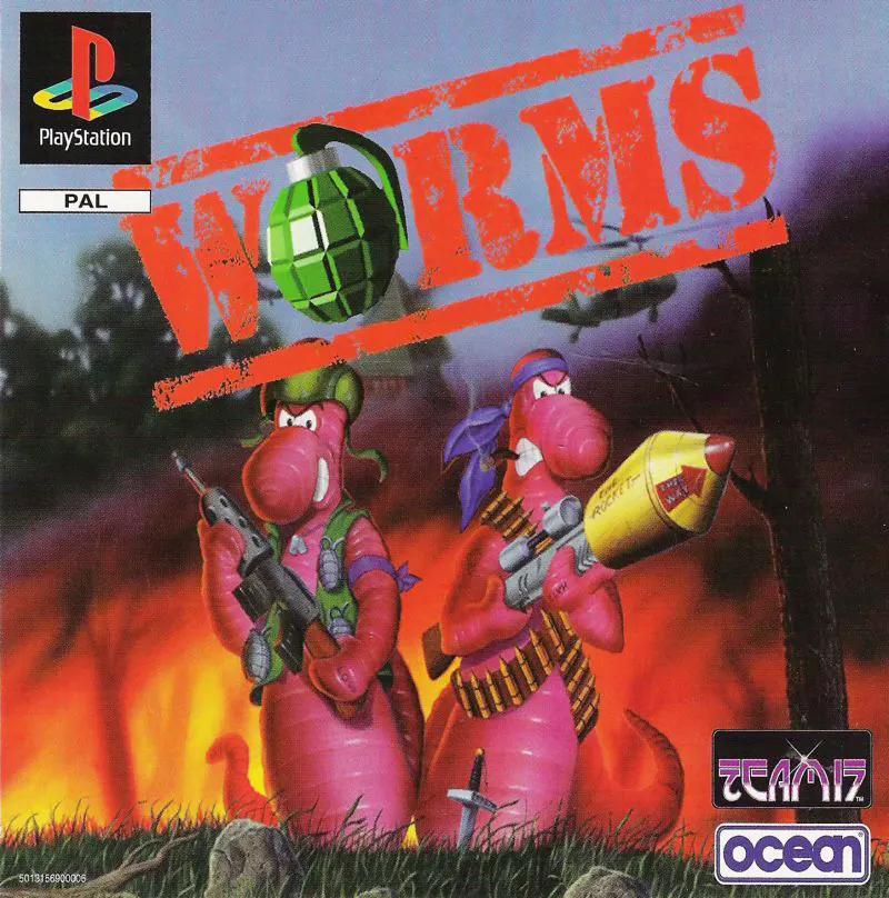 Game | Sony PlayStation PS1 | Worms Physical Video Games Game Sony