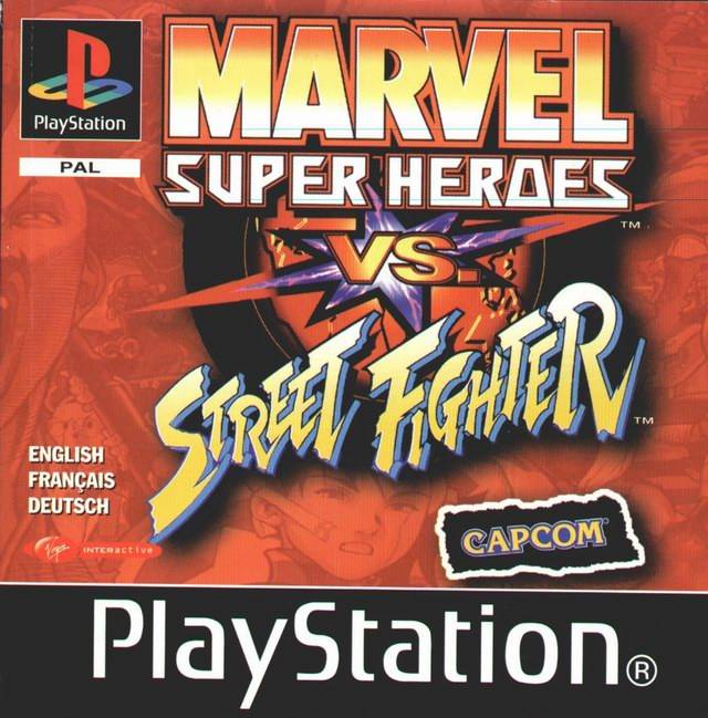 Game | Sony PlayStation PS1 | Marvel Super Heroes Vs. Street Fighter