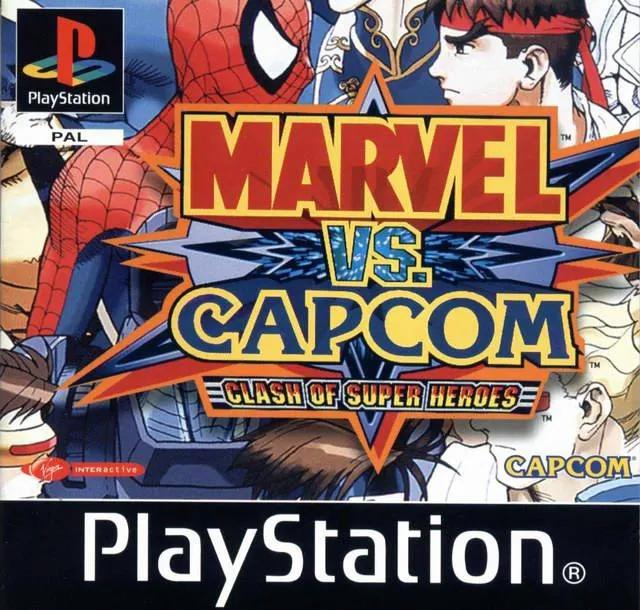 Game | Sony PlayStation PS1 | Marvel Vs. Capcom Clash Of Super Heroes Physical Video Games Game Sony