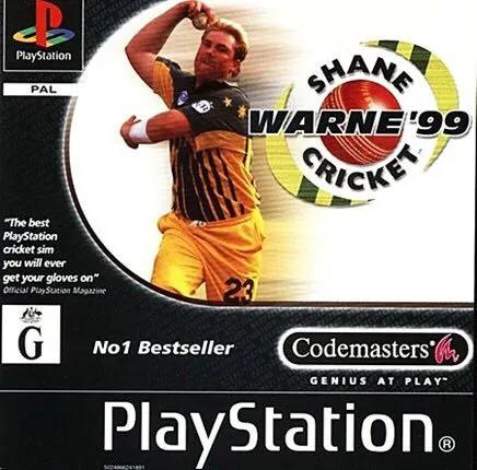 Game | Sony PlayStation PS1 | Shane Warne 99 Cricket Physical Video Games Game Sony