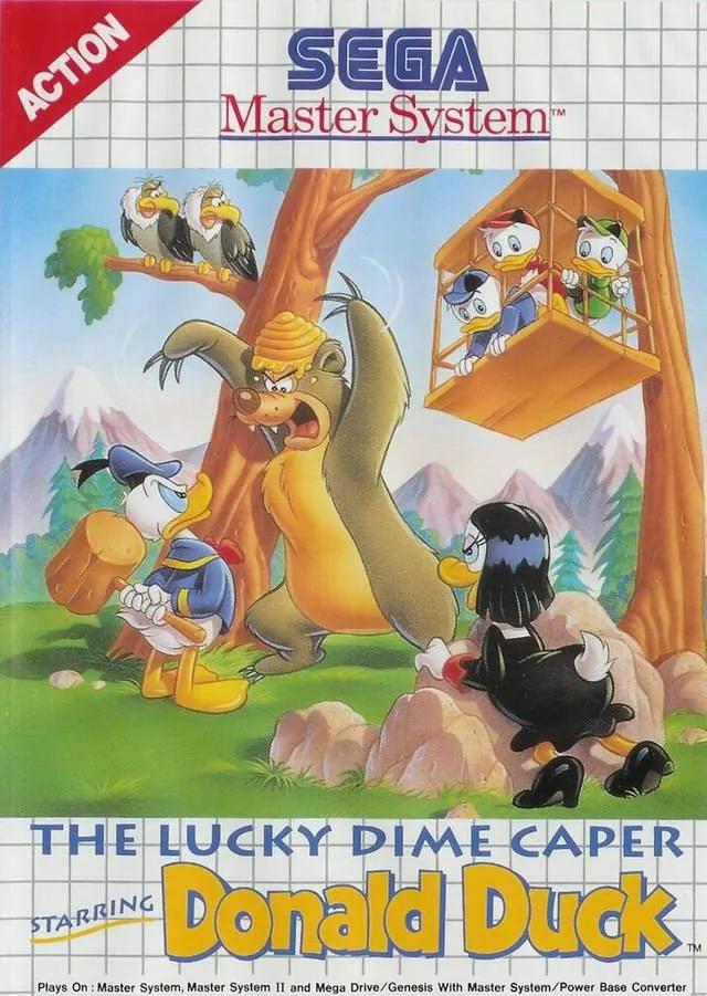 Game | Sega Master System | Lucky Dime Caper Starring Donald Duck Physical Video Games Game Sega