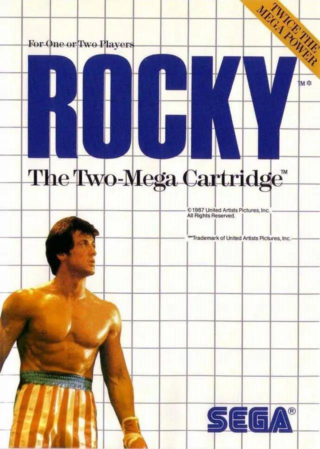 Game | Sega Master System | Rocky Physical Video Games Game Sega