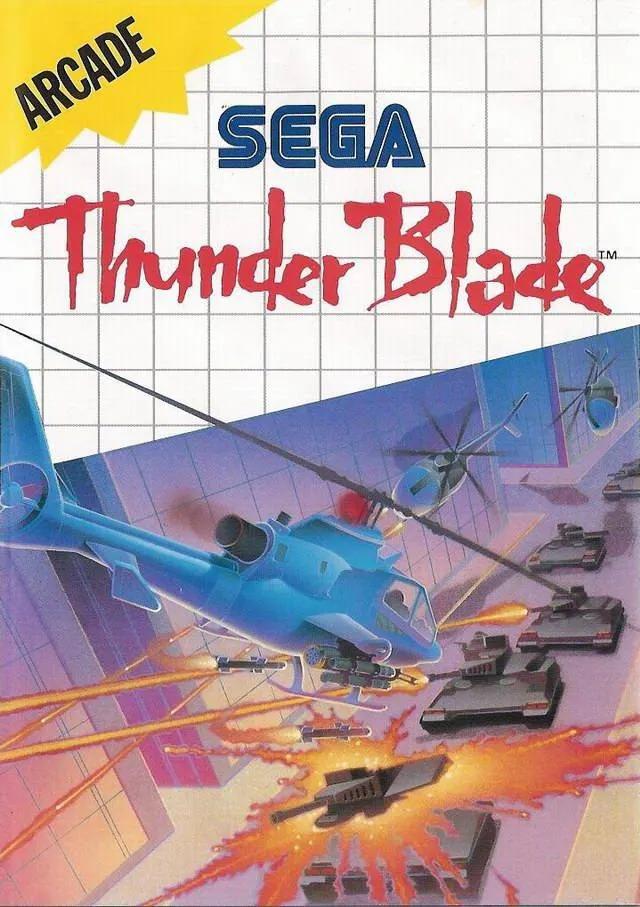 Game | Sega Master System | Thunder Blade Physical Video Games Game Sega
