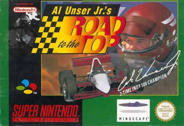 Game | Super Nintendo SNES | Al Unser Jr.'S Road To The Top Physical Video Games Game Nintendo