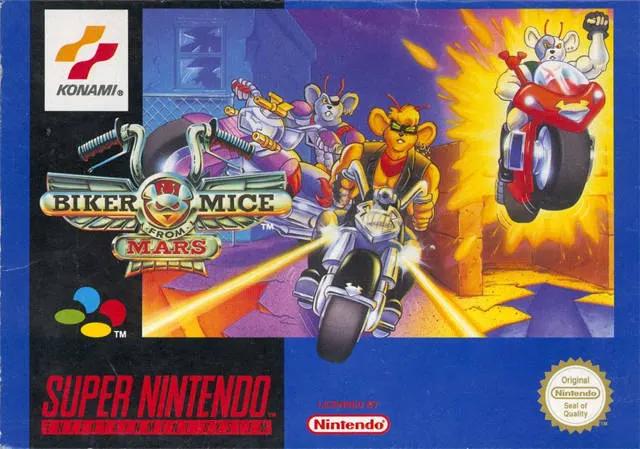 Game | Super Nintendo SNES | Biker Mice From Mars Physical Video Games Game Nintendo