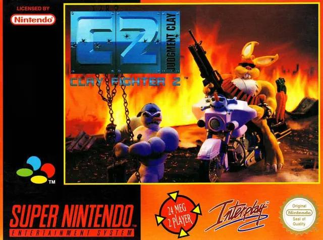 Game | Super Nintendo SNES | ClayFighter 2 Physical Video Games Game Nintendo