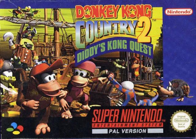 Game | Super Nintendo SNES | Donkey Kong Country 2 Physical Video Games Game Nintendo