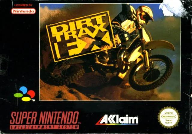 Game | Super Nintendo SNES | Dirt Trax FX Physical Video Games Game Nintendo
