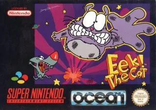 Game | Super Nintendo SNES | Eek The Cat Physical Video Games Game Nintendo