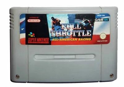 Game | Super Nintendo SNES | Full Throttle Physical Video Games Game Nintendo