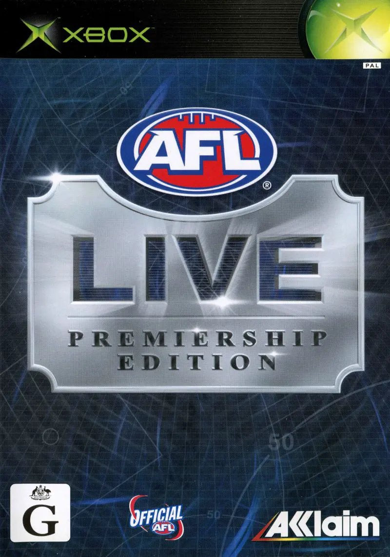 Game | Xbox | AFL Live Premiership Edition Physical Video Games Game Microsoft