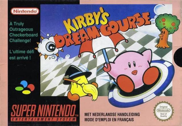 Game | Super Nintendo SNES | Kirby's Dream Course Physical Video Games Game Nintendo