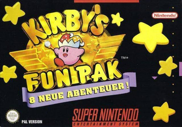 Game | Super Nintendo SNES | Kirby's Fun Pak Physical Video Games Game Nintendo
