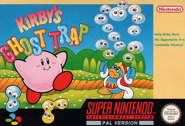 Game | Super Nintendo SNES | Kirby's Ghost Trap Physical Video Games Game Nintendo