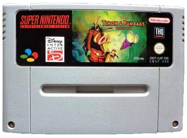 Game | Super Nintendo SNES | Timon And Pumbaa Jungle Games Physical Video Games Game Nintendo
