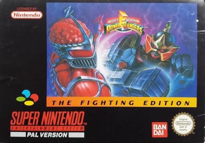 Game | Super Nintendo SNES | Mighty Morphin Power Rangers Fighting Edition Physical Video Games Game Nintendo