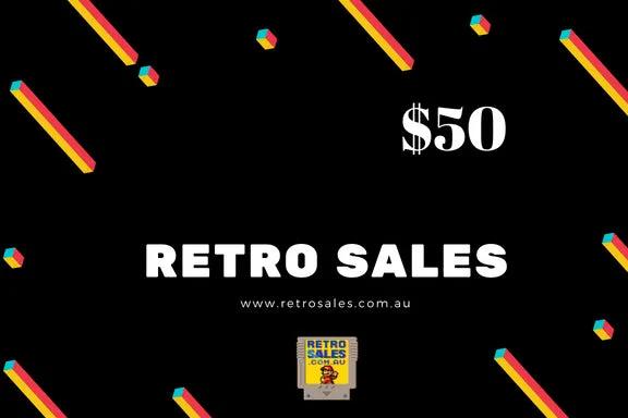 Gift Card Retrosales Gift Cards Gift Cards RetroSales.com.au