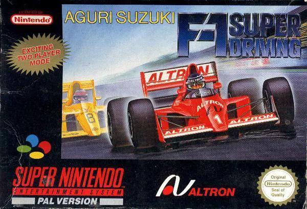 Game | Super Nintendo SNES | Aguri Suzuki F-1 Super Driving Physical Video Games Game Nintendo