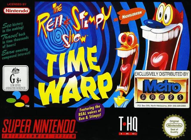 Game | Super Nintendo SNES | The Ren And Stimpy Show Time Warp Physical Video Games Game Nintendo