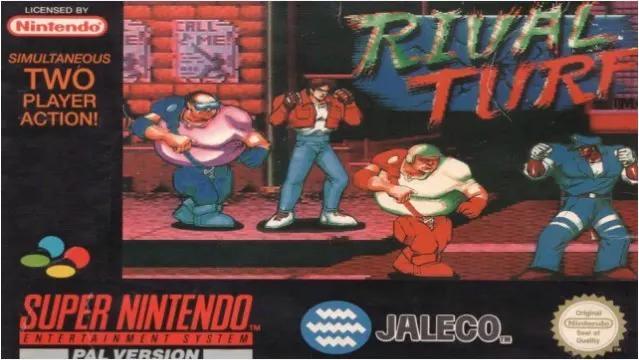 Game | Super Nintendo SNES | Rival Turf snes Physical Video Games Game Nintendo